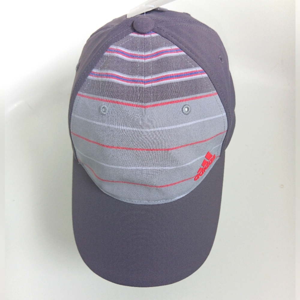 Adidas Gray And Red Stripes Golf Cap - Picture 10 of 12